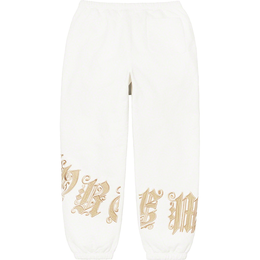 Details on Old English Wrap Sweatpant White from spring summer
                                                    2021 (Price is $148)