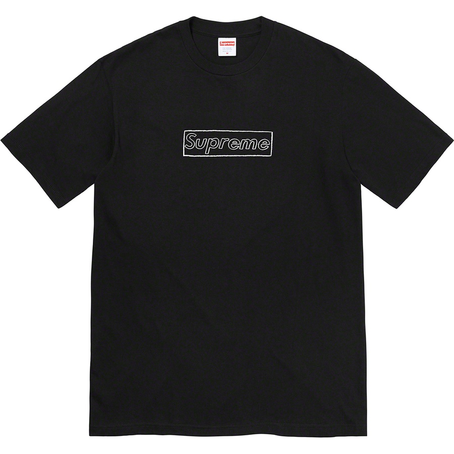Details on KAWS Chalk Logo Tee Black from spring summer
                                                    2021 (Price is $38)