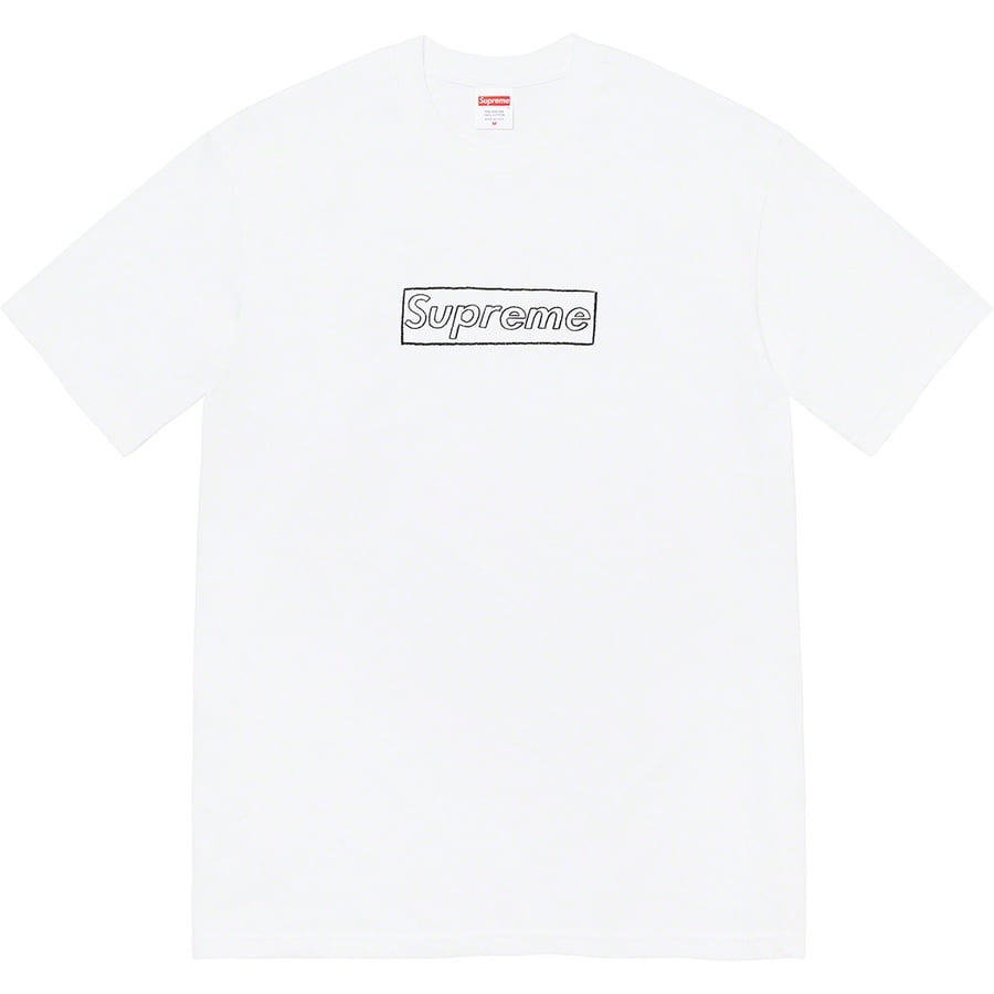 Details on KAWS Chalk Logo Tee White from spring summer
                                                    2021 (Price is $38)