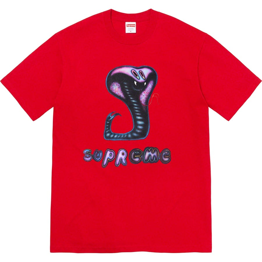 Details on Snake Tee Red from spring summer
                                                    2021 (Price is $38)