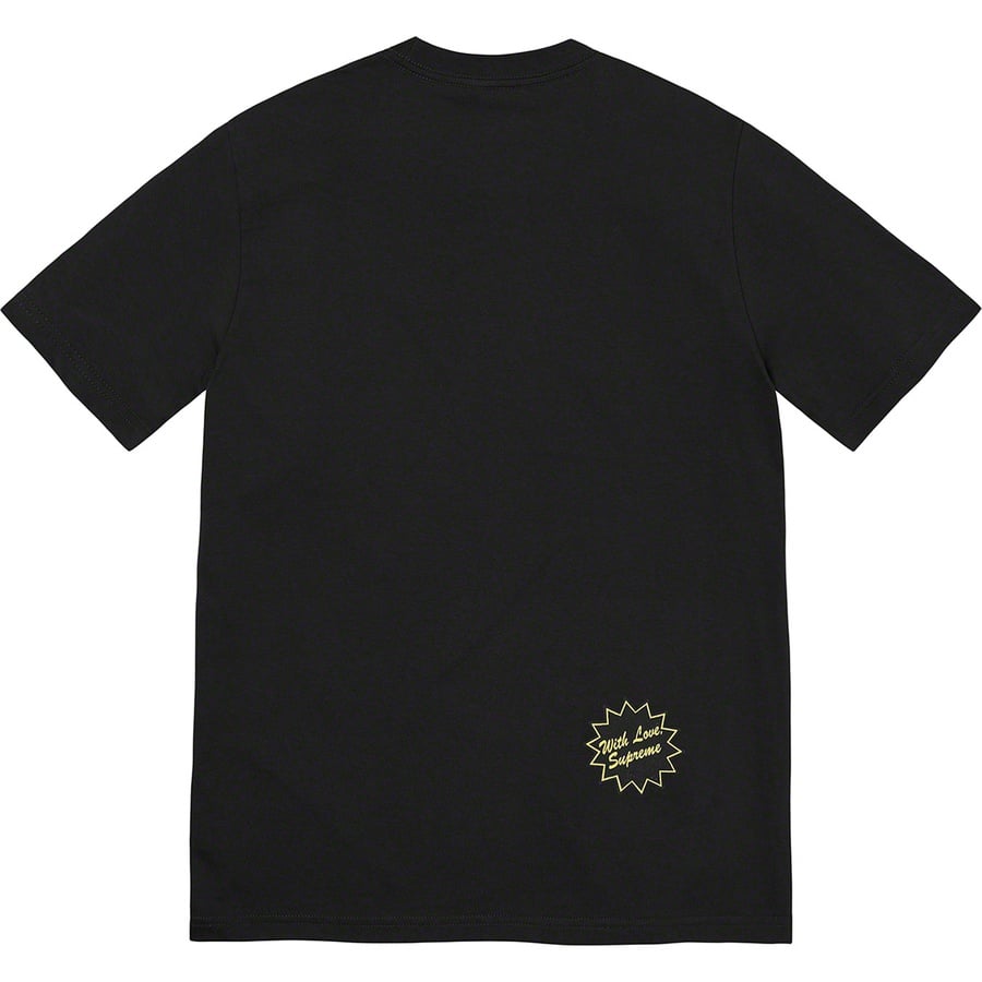 Details on Jamie Reid Supreme Anarchy Tee Black from spring summer
                                                    2021 (Price is $44)