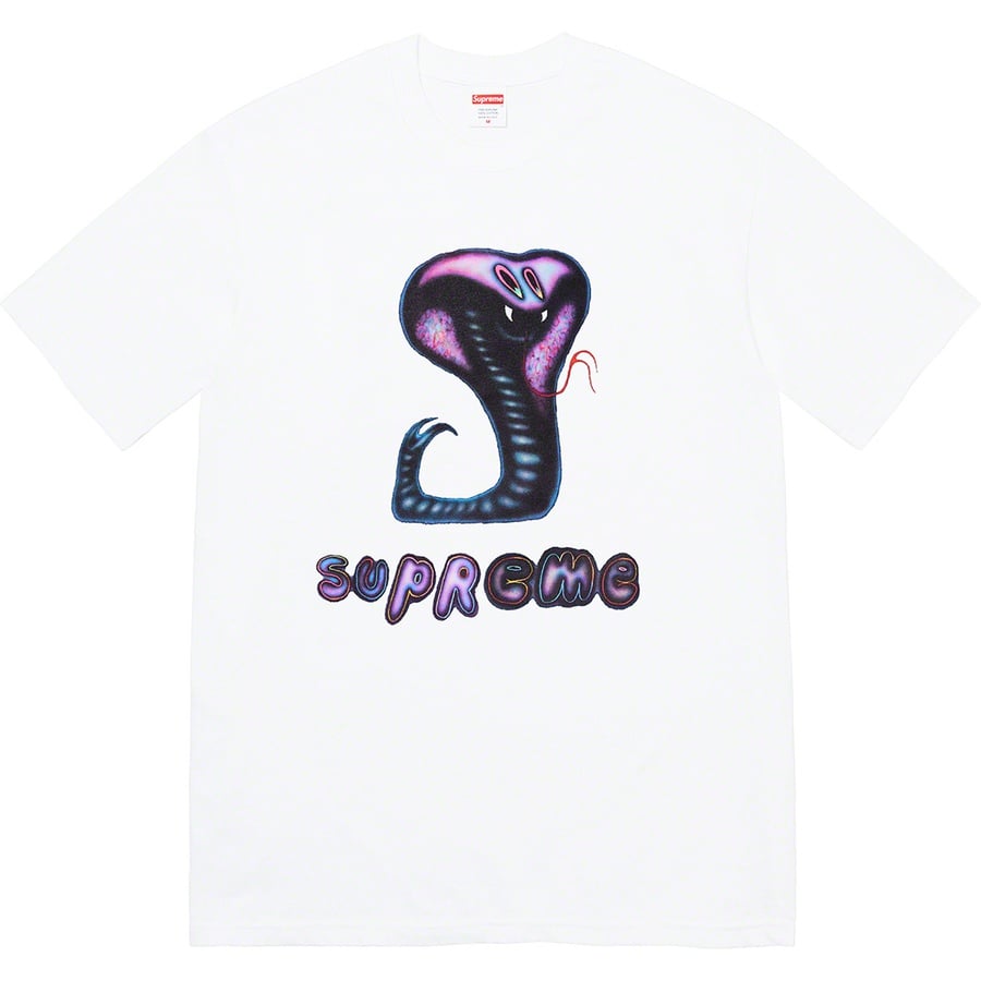 Details on Snake Tee White from spring summer
                                                    2021 (Price is $38)