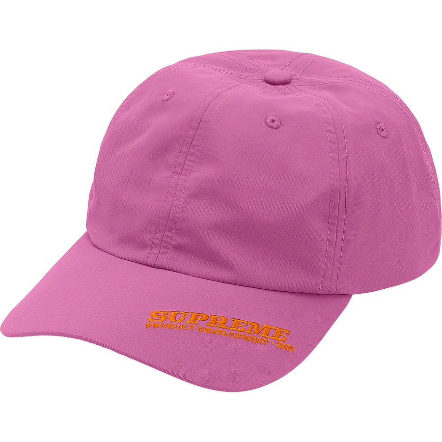 Supreme Visor Logo 6-Panel (SS21) - Purple - $48