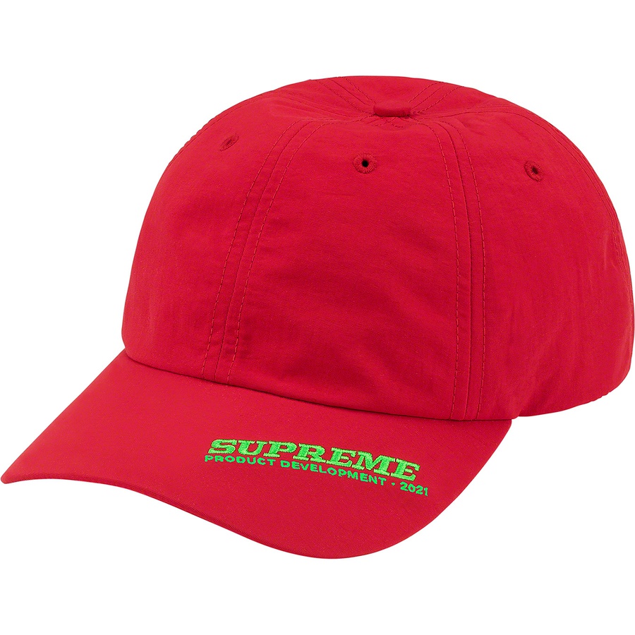 Details on Visor Logo 6-Panel Red from spring summer
                                                    2021 (Price is $48)