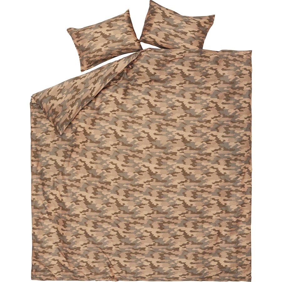Details on Logo Camo Duvet + Pillow Set Tan from spring summer
                                                    2021 (Price is $298)