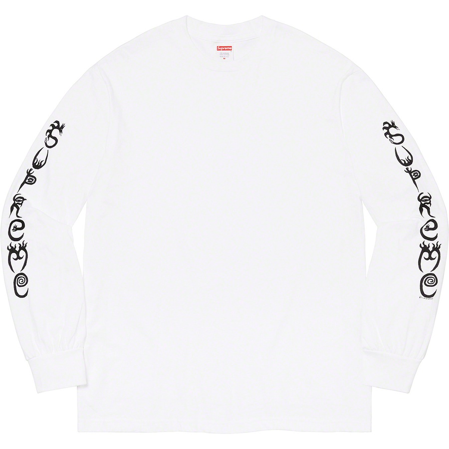 Details on Clayton Patterson Supreme L S Tee White from spring summer
                                                    2021 (Price is $56)