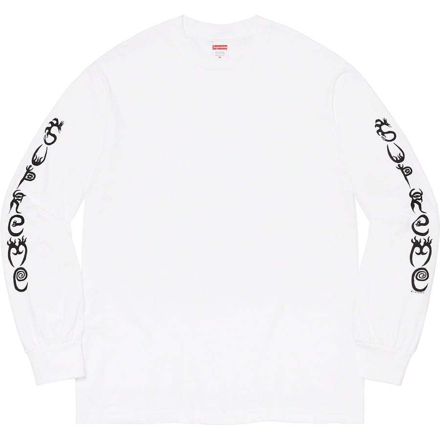 Details on Clayton Patterson Supreme L S Tee White from spring summer
                                                    2021 (Price is $56)