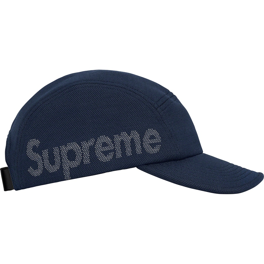 Details on Jacquard Pique Camp Cap Navy from spring summer
                                                    2021 (Price is $54)