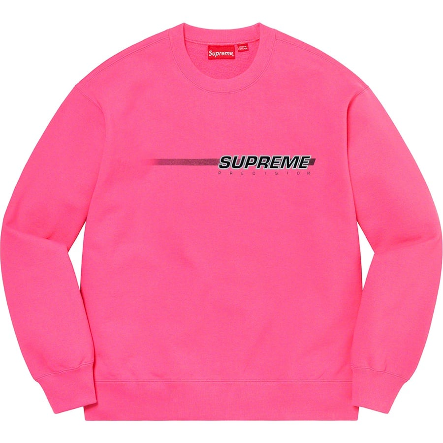 Details on Precision Crewneck Magenta from spring summer
                                                    2021 (Price is $148)