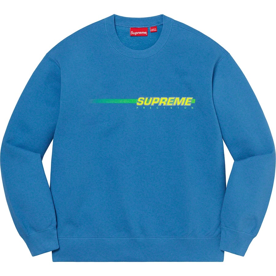 Details on Precision Crewneck Pale Royal from spring summer
                                                    2021 (Price is $148)