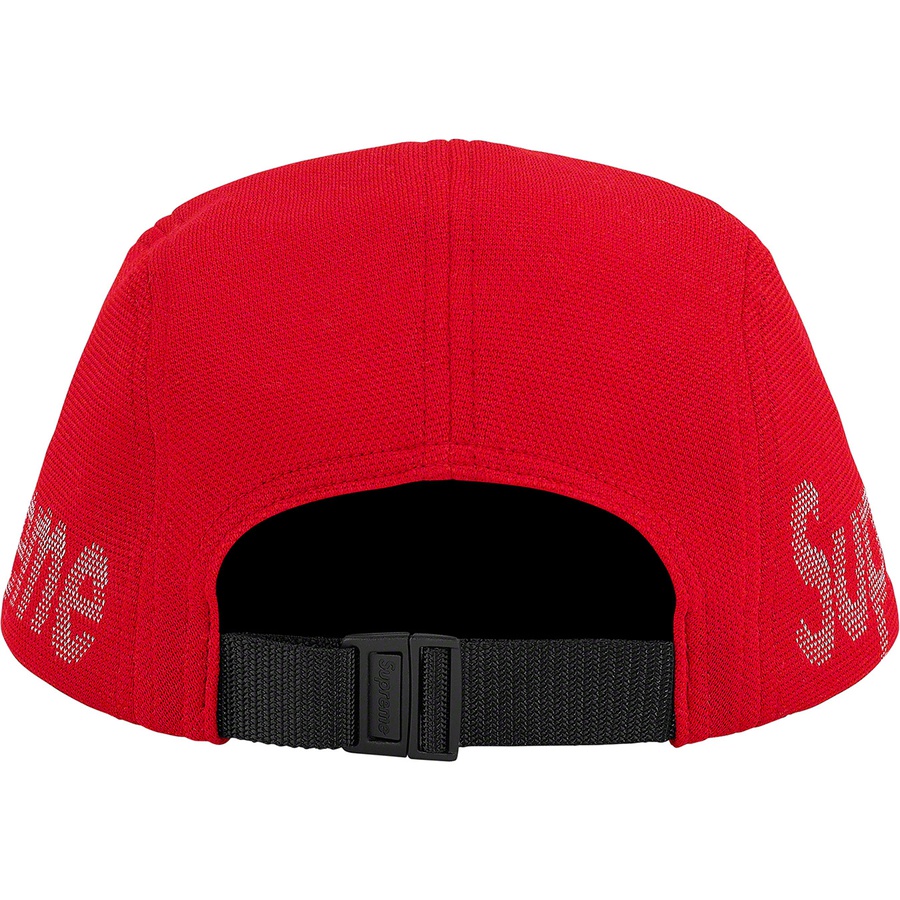 Details on Jacquard Pique Camp Cap Red from spring summer
                                                    2021 (Price is $54)
