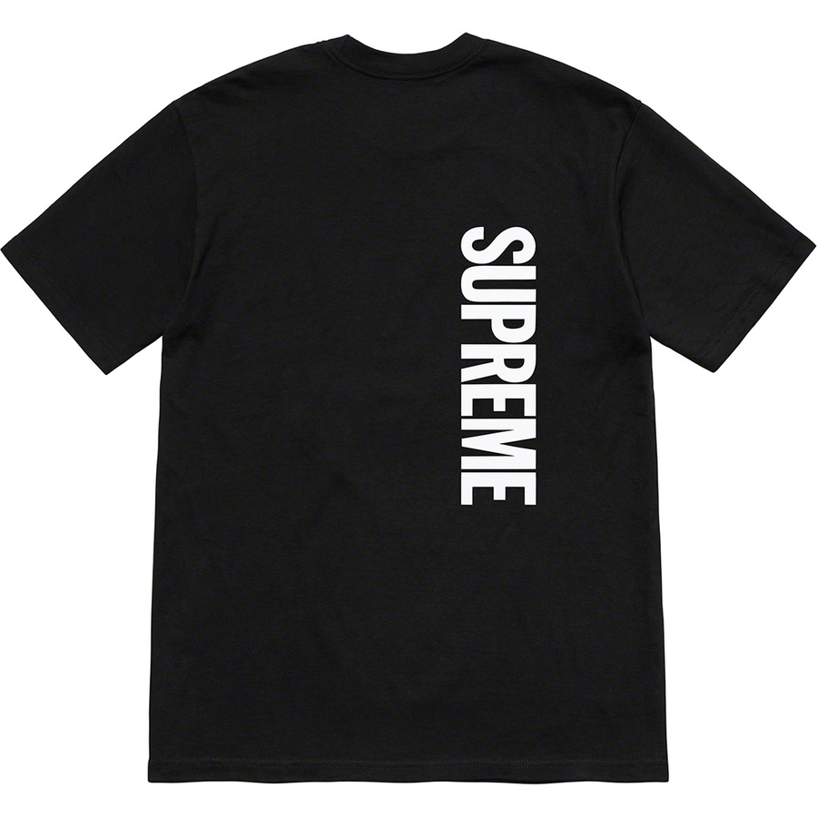 Details on Supreme Butthole Surfers Leg Tee Black from spring summer 2021 (Price is $44)