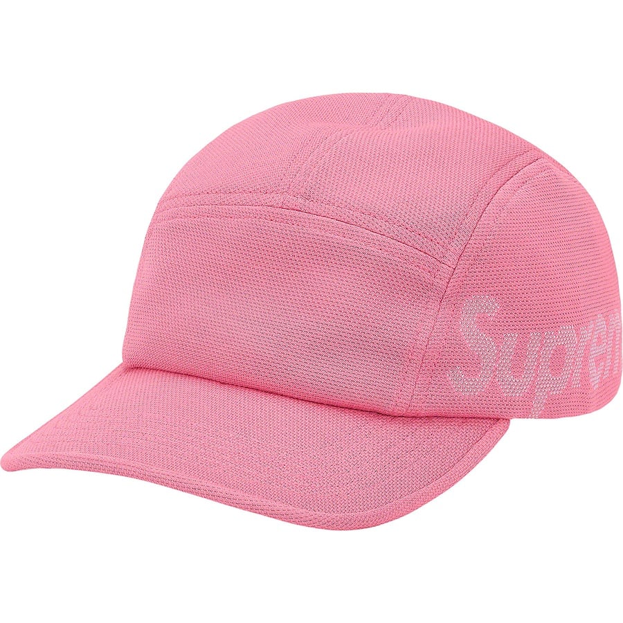 Details on Jacquard Pique Camp Cap Pink from spring summer
                                                    2021 (Price is $54)