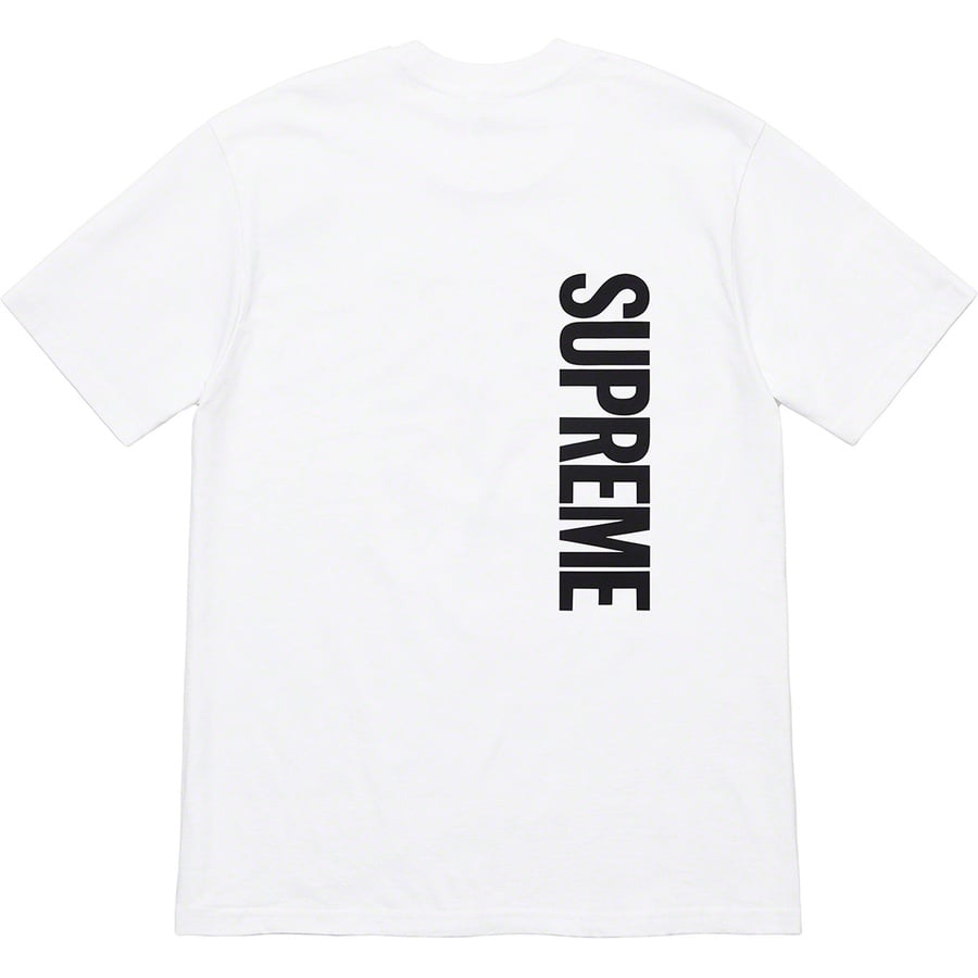 Details on Supreme Butthole Surfers Leg Tee White from spring summer
                                                    2021 (Price is $44)