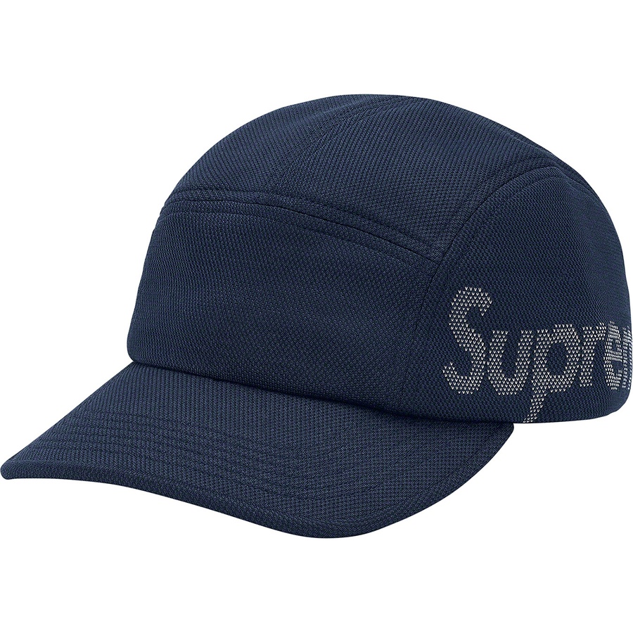 Details on Jacquard Pique Camp Cap Navy from spring summer 2021 (Price is $54)
