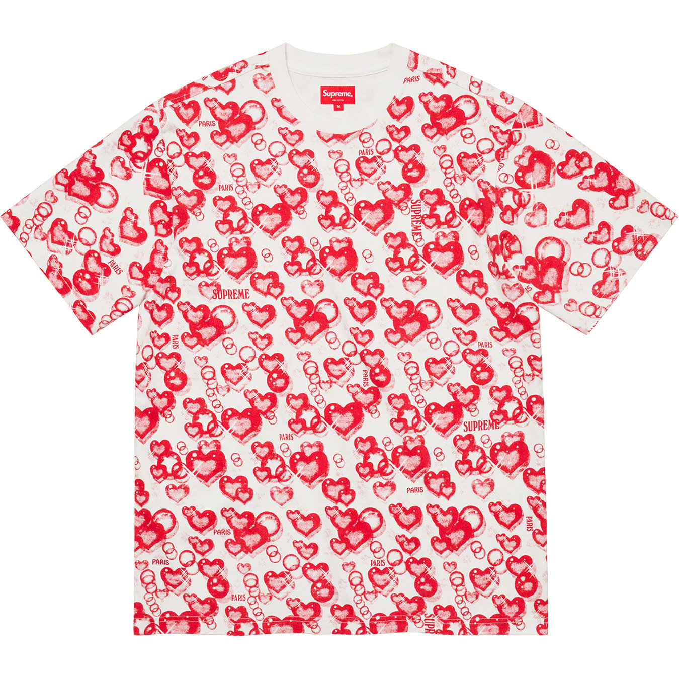 supreme Hearts S/S Top Large