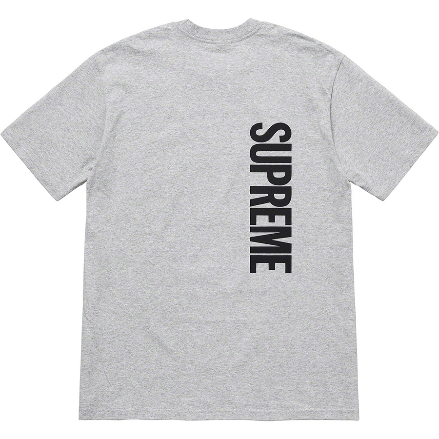 Details on Supreme Butthole Surfers Leg Tee Heather Grey from spring summer
                                                    2021 (Price is $44)