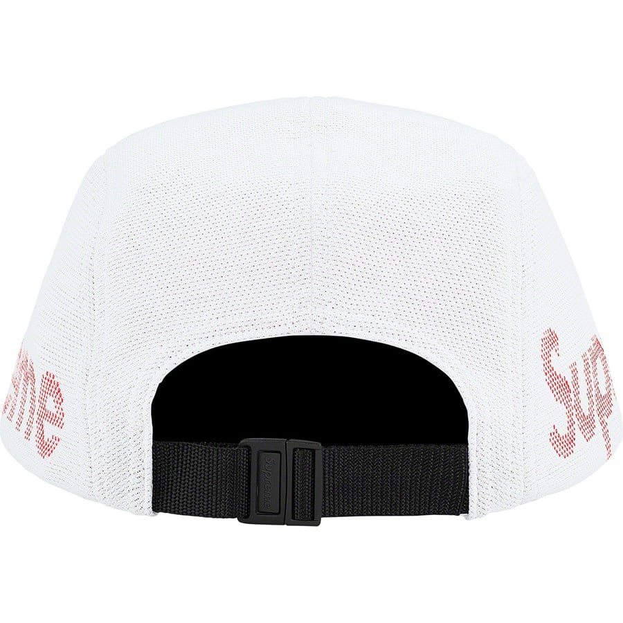 Details on Jacquard Pique Camp Cap White from spring summer
                                                    2021 (Price is $54)