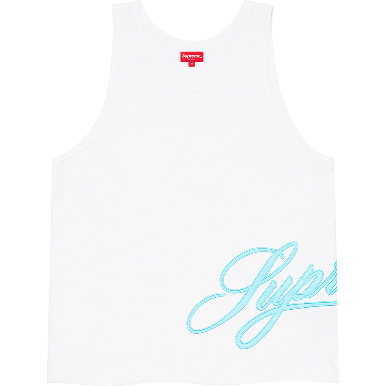 Mesh Script Tank Top - spring summer 2021 - Supreme