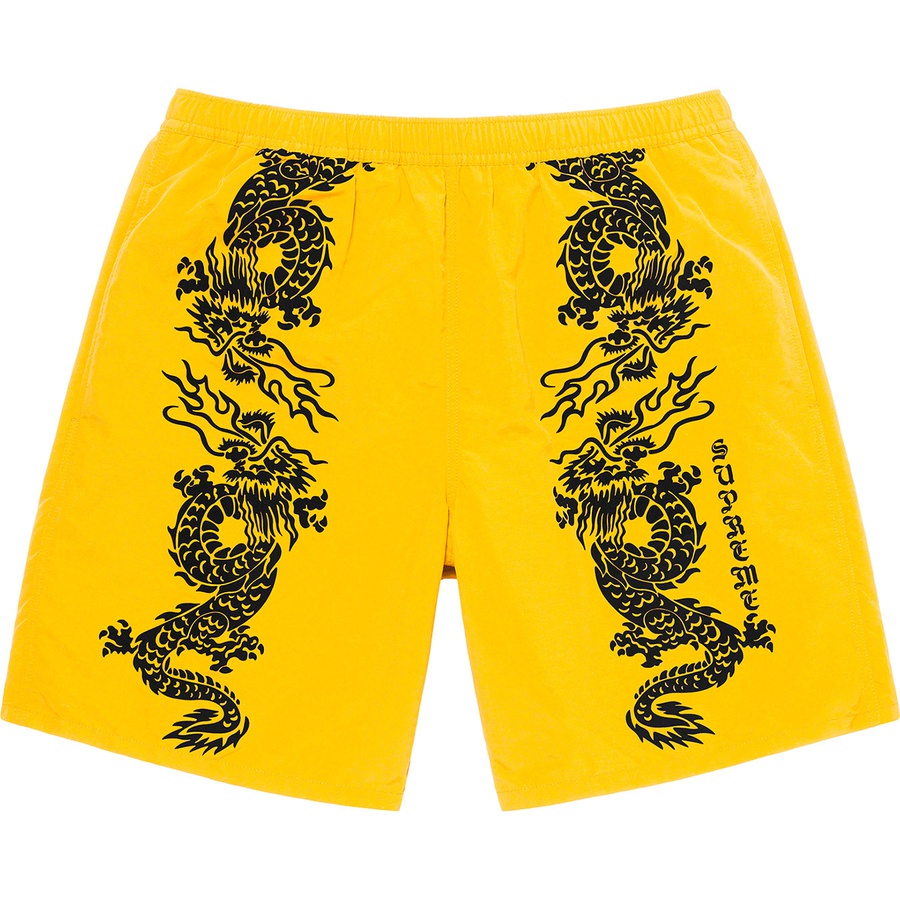 Details on Dragon Water Short Yellow from spring summer
                                                    2021 (Price is $118)