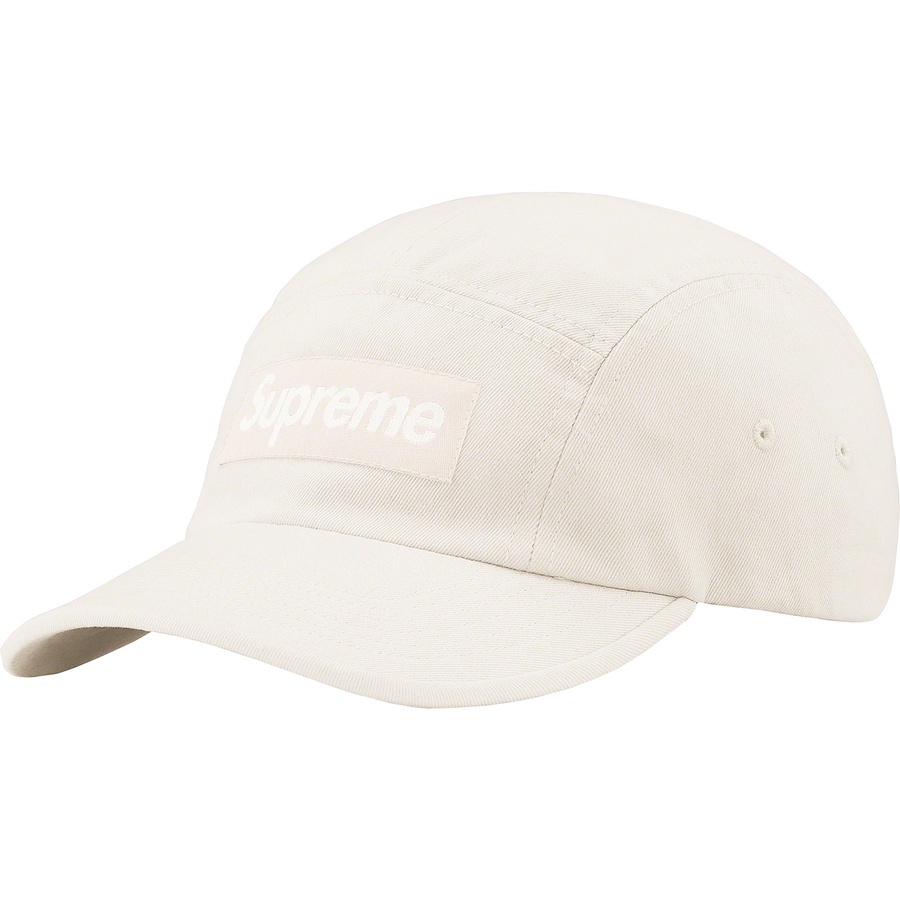 Details on Washed Chino Twill Camp Cap Natural from fall winter 2021 (Price is $48)