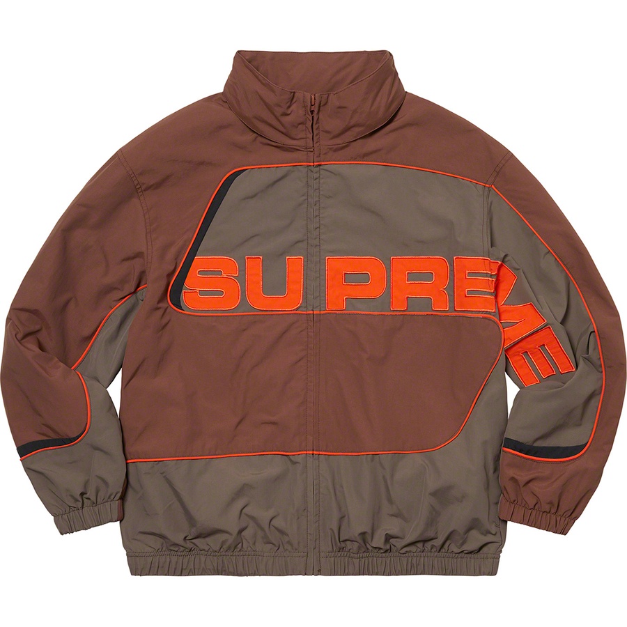 Details on S Paneled Track Jacket Brown from fall winter
                                                    2021 (Price is $168)