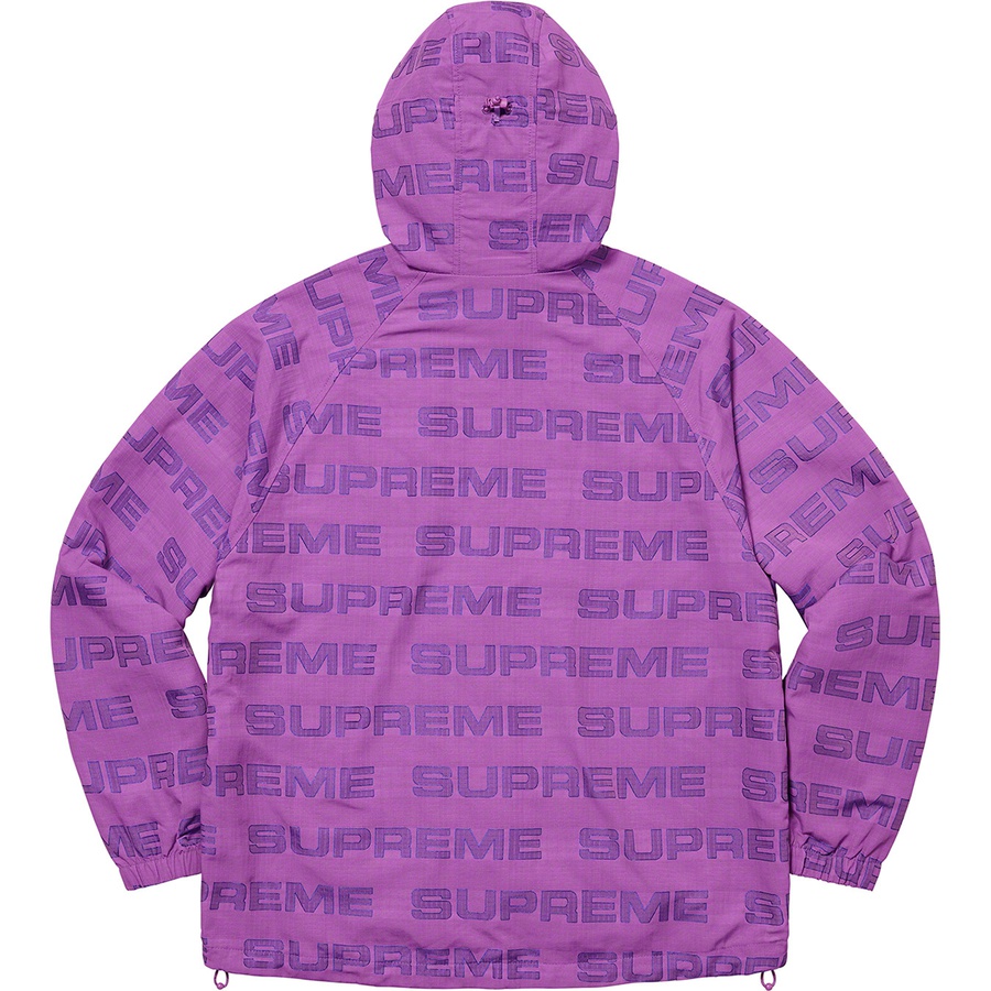 Details on Logo Ripstop Hooded Track Jacket Purple from fall winter
                                                    2021 (Price is $178)