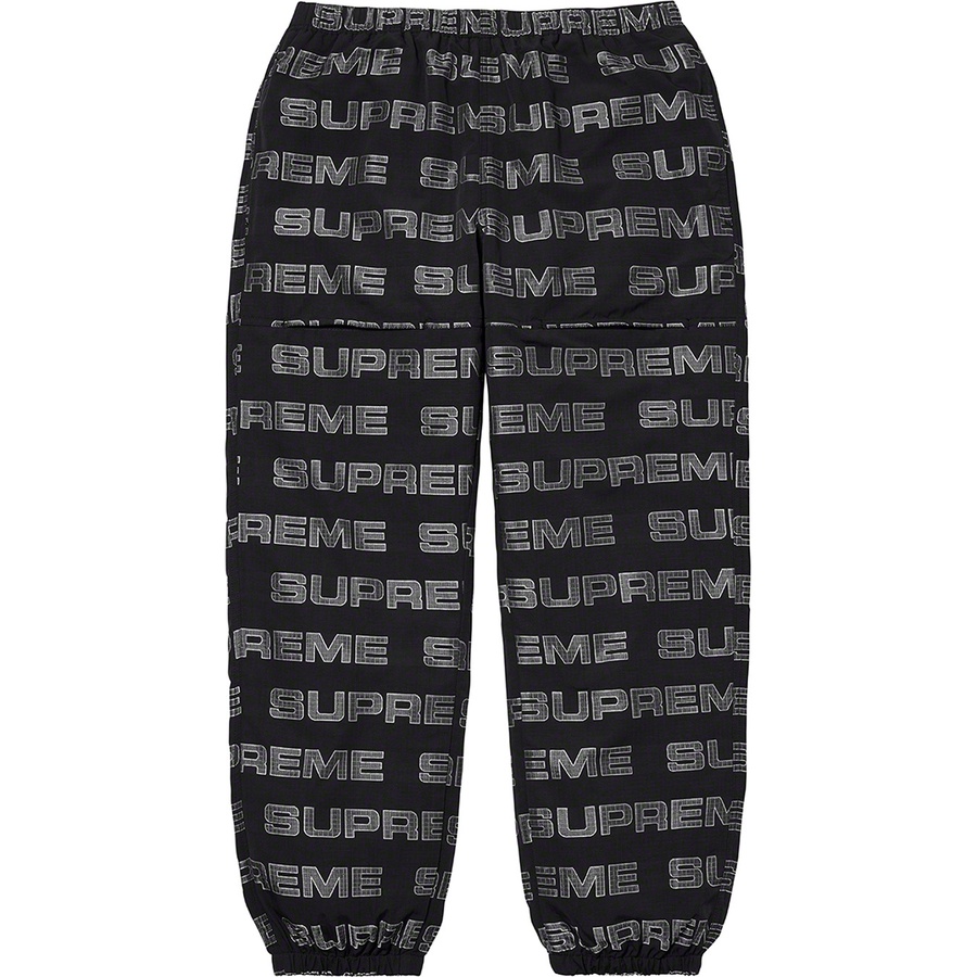 Details on Logo Ripstop Track Pant Black from fall winter
                                                    2021 (Price is $138)