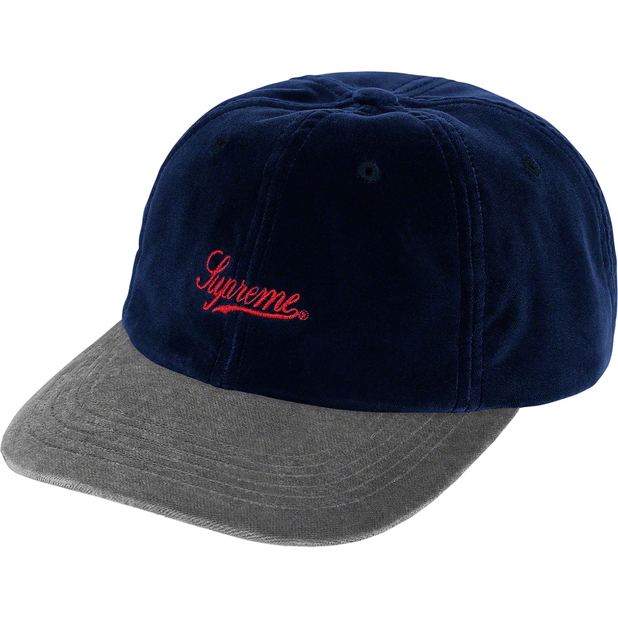 Details on Velvet 2-Tone 6-Panel Navy from fall winter
                                                    2021 (Price is $54)