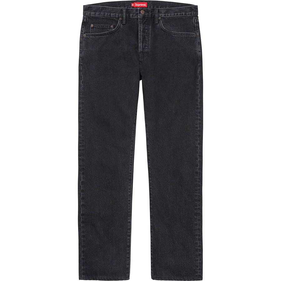 Details on Stone Washed Black Slim Jean Washed Black from fall winter 2021 (Price is $148)