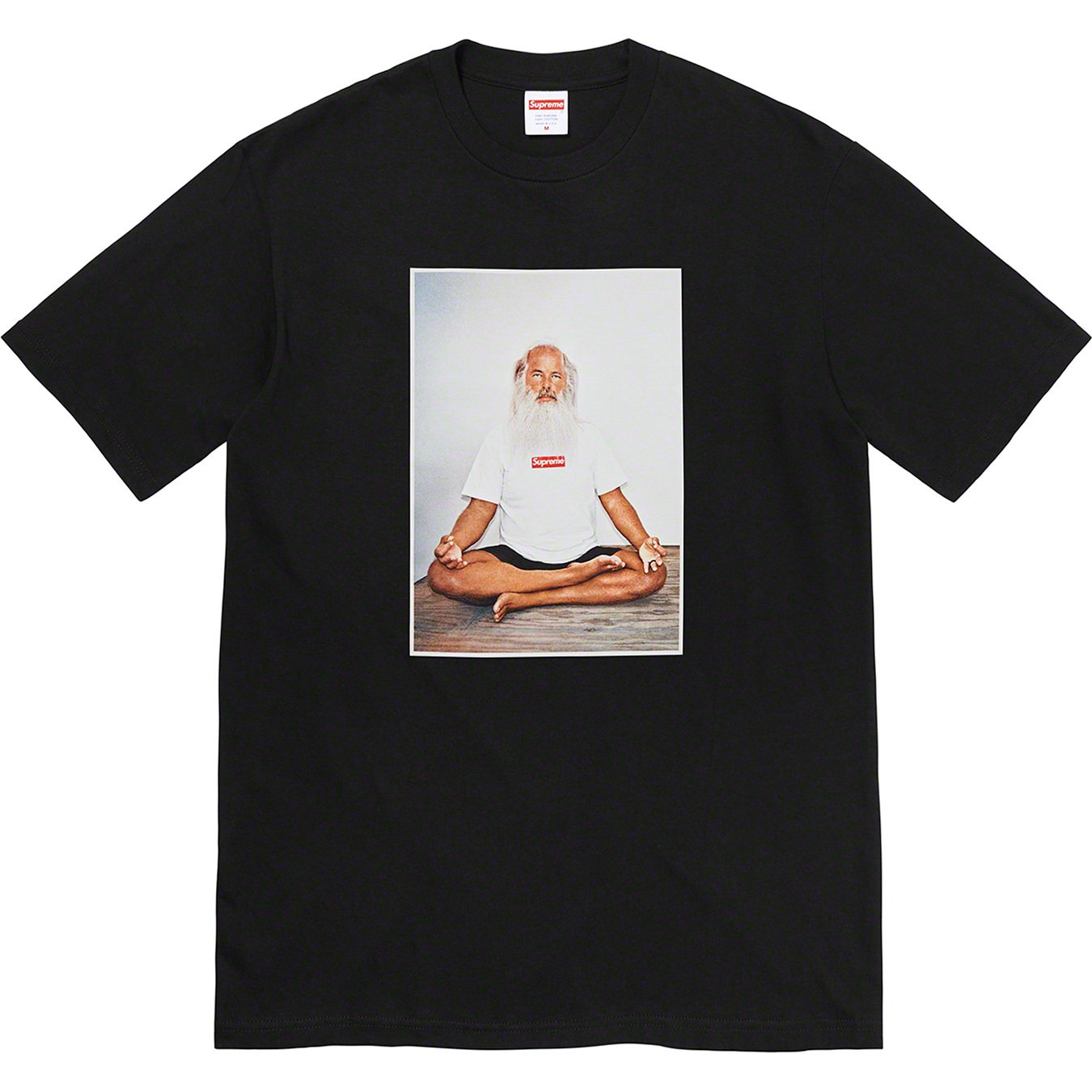 Supreme 2021fw Rick Rubin Tee BLACK-