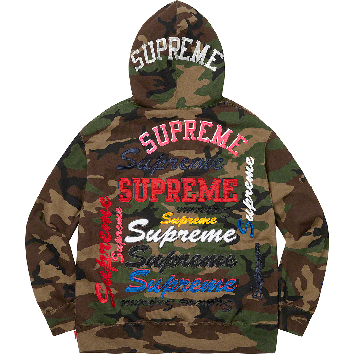 Multi Logo Hooded Sweatshirt - fall winter 2021 - Supreme