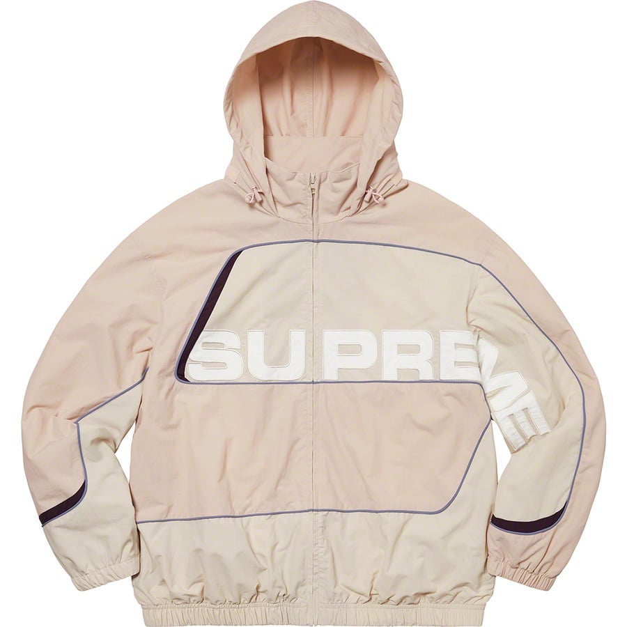 Details on S Paneled Track Jacket Dusty Pink from fall winter 2021 (Price is $168)