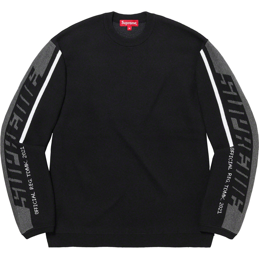 Details on Sleeve Stripe Sweater Black from fall winter
                                                    2021 (Price is $138)