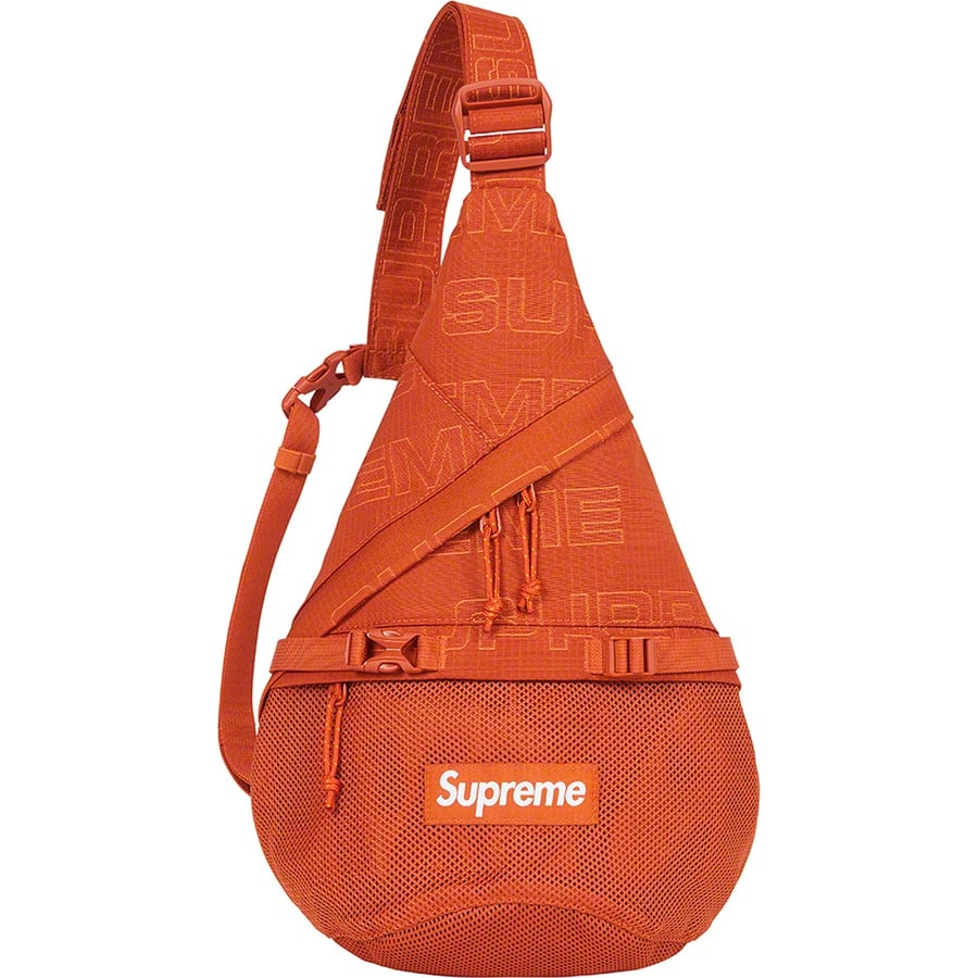 Details on Sling Bag Orange from fall winter
                                                    2021 (Price is $78)