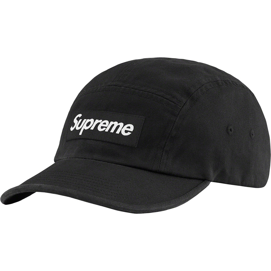 Details on Washed Chino Twill Camp Cap Black from fall winter
                                                    2021 (Price is $48)
