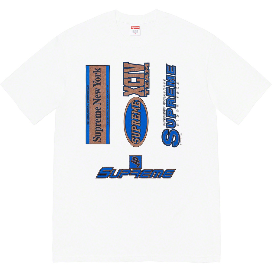 Details on Multi Logos Tee White from fall winter
                                                    2021 (Price is $38)