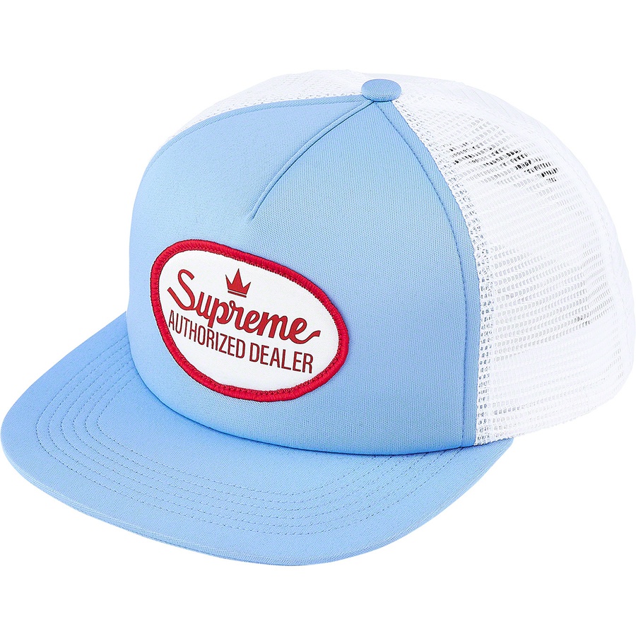 Details on Authorized Mesh Back 5-Panel Light Blue from fall winter
                                                    2021 (Price is $42)