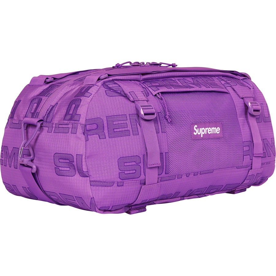 Details on Duffle Bag Purple from fall winter
                                                    2021 (Price is $148)