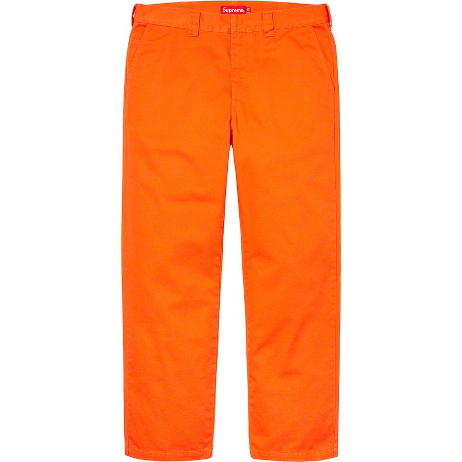 Details on Work Pant Orange from fall winter
                                                    2021 (Price is $118)