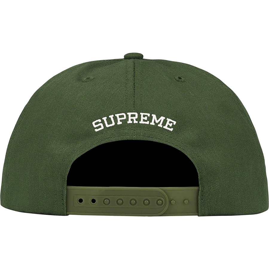 Details on Shattered Logo 5-Panel Olive from fall winter
                                                    2021 (Price is $42)
