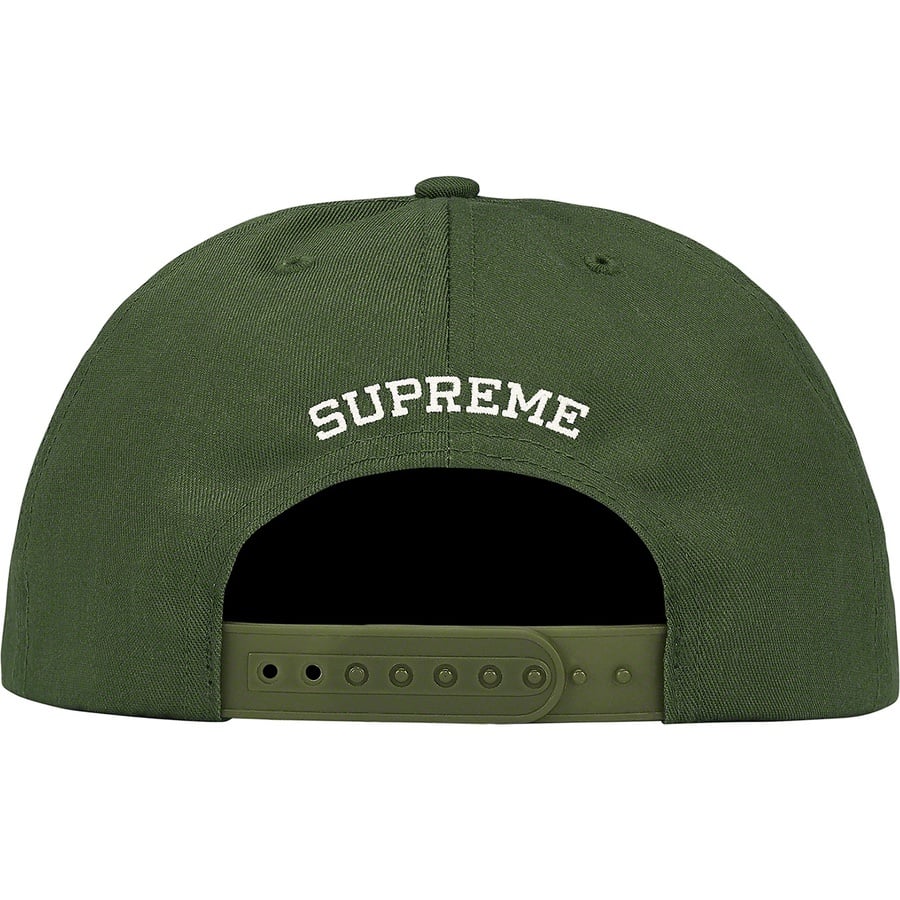 Details on Shattered Logo 5-Panel Olive from fall winter
                                                    2021 (Price is $42)