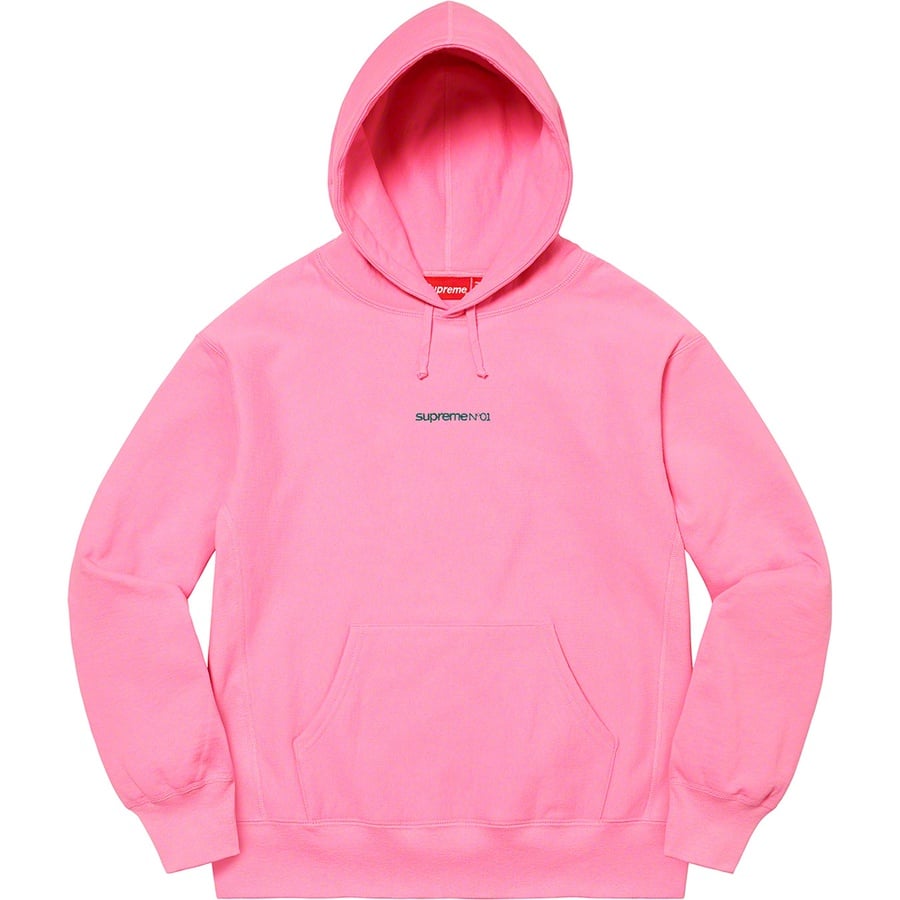 Details on Number One Hooded Sweatshirt Pink from fall winter
                                                    2021 (Price is $168)