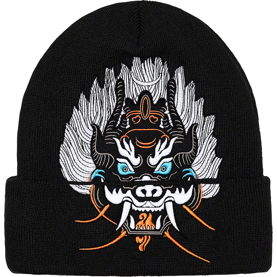 Details on Demon Beanie Black from fall winter
                                                    2021 (Price is $40)