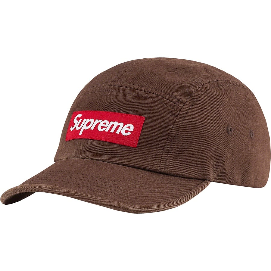 Details on Washed Chino Twill Camp Cap Brown from fall winter 2021 (Price is $48)