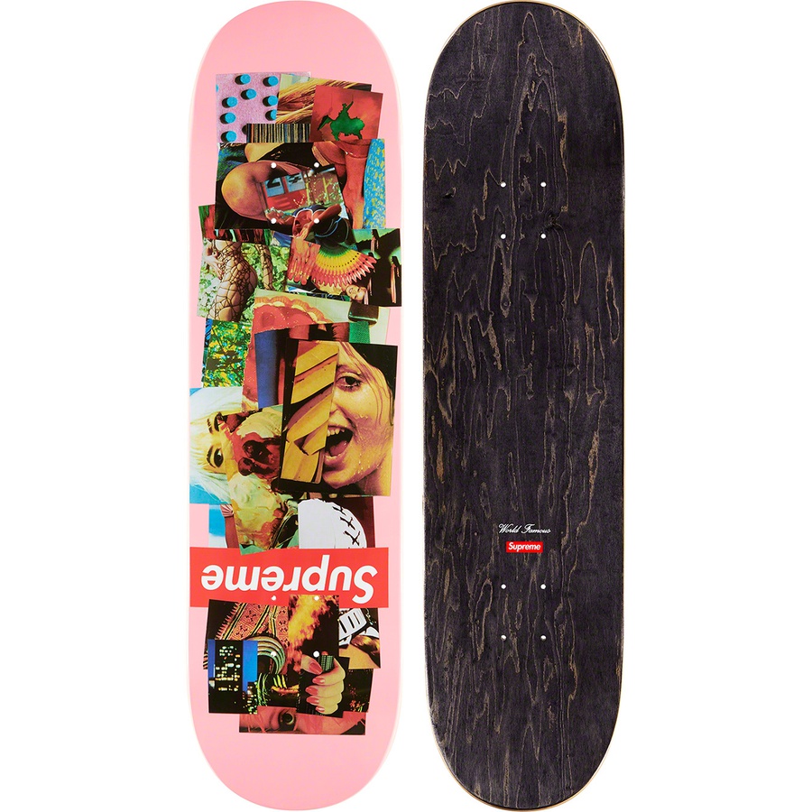 Details on Stack Skateboard Pink - 8.25" x 32"  from fall winter
                                                    2021 (Price is $58)