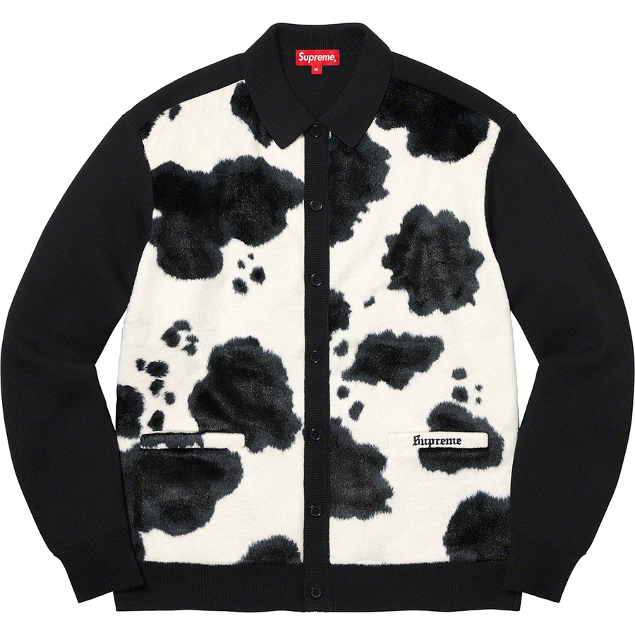 Details on Cow Print Cardigan Black from fall winter
                                                    2021 (Price is $178)