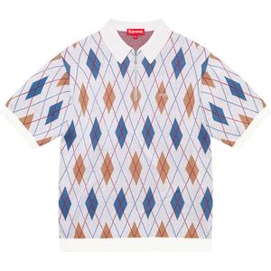 Argyle Zip Polo - fall winter 2021 - Supreme