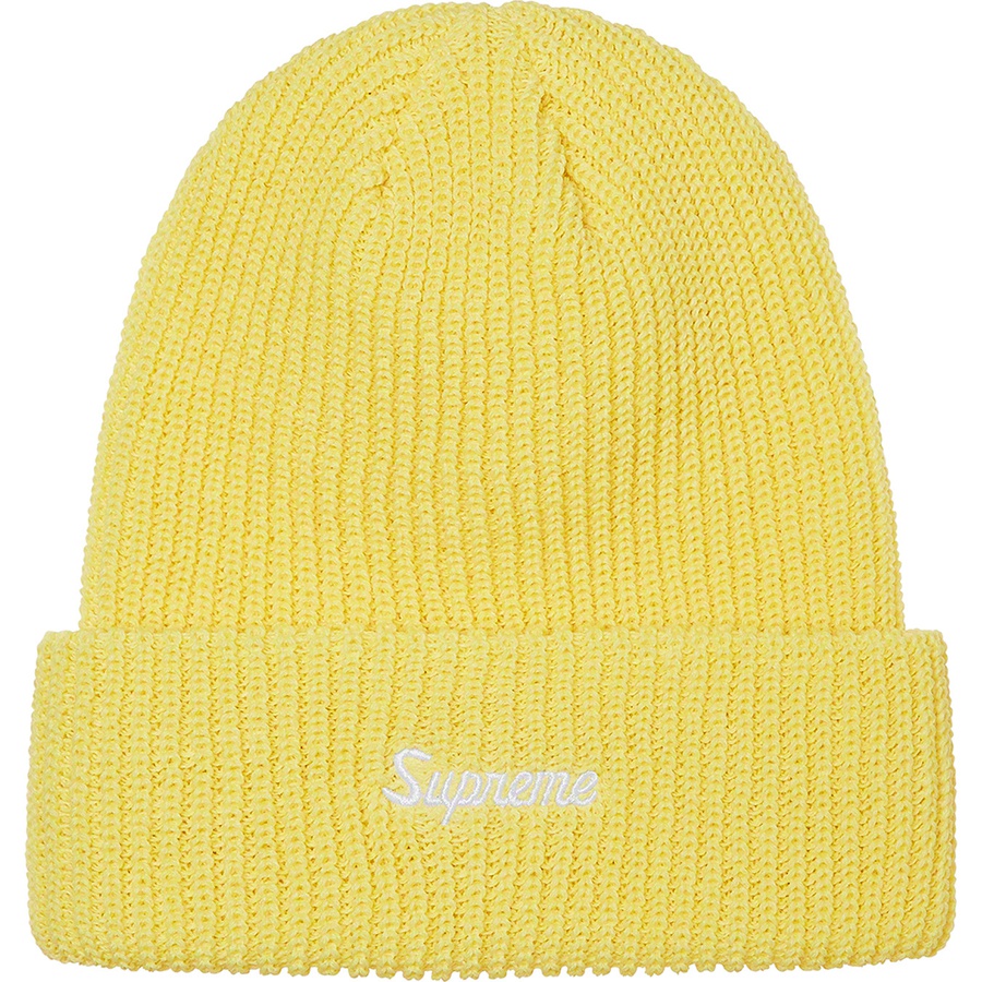 Details on Loose Gauge Beanie Light Yellow from fall winter
                                                    2021 (Price is $38)