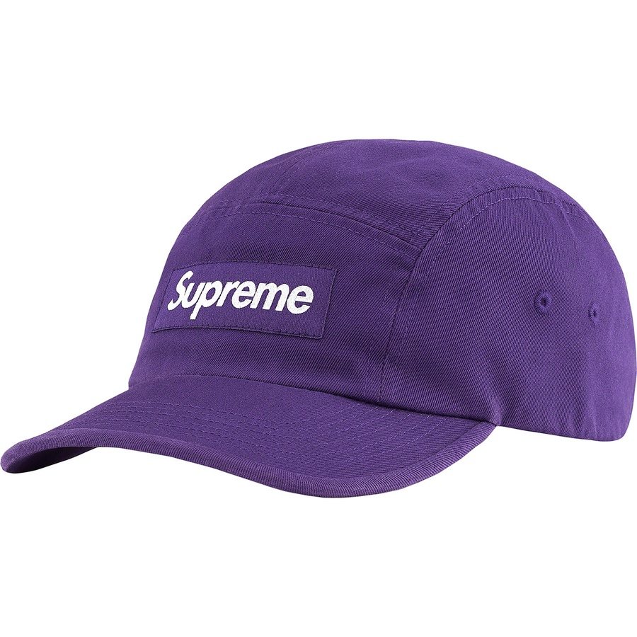 Details on Washed Chino Twill Camp Cap Dark Purple from fall winter 2021 (Price is $48)